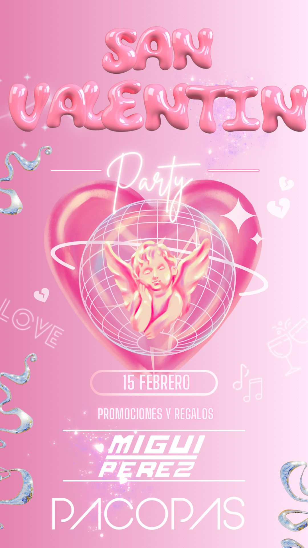 Evento pacopas - San valentin 15 de febrero de 2025